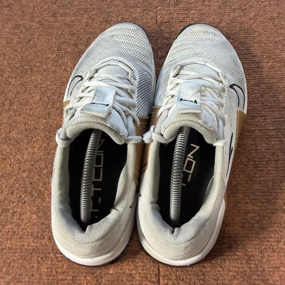 C+ shoes gym Nike Metcon 9 White Gum Mens Training Shoes FQ7148-900 Size 9.5